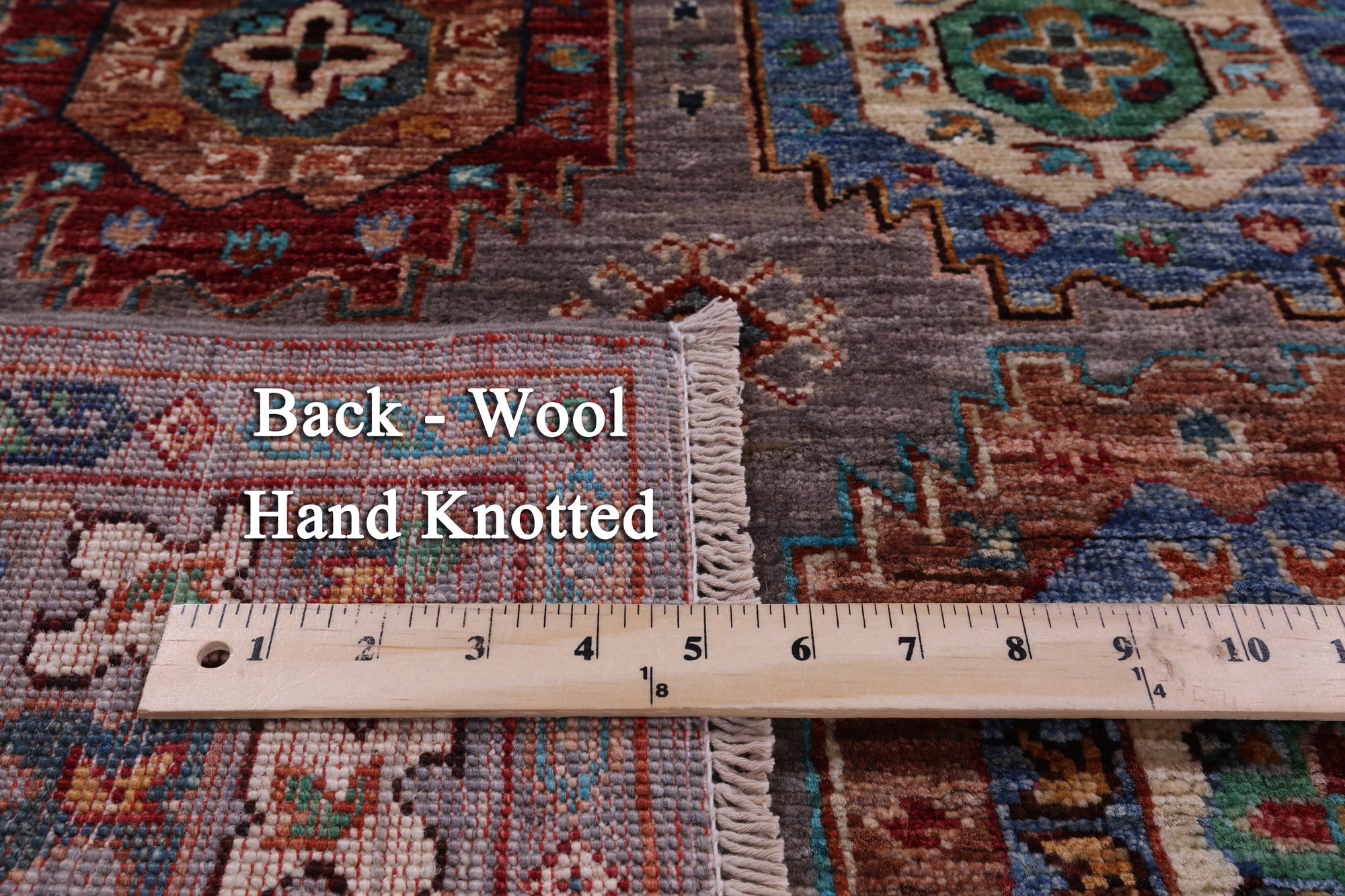 Turkmen Ersari Hand Knotted Wool Rug - 4' 3" X 6' 1" - Golden Nile