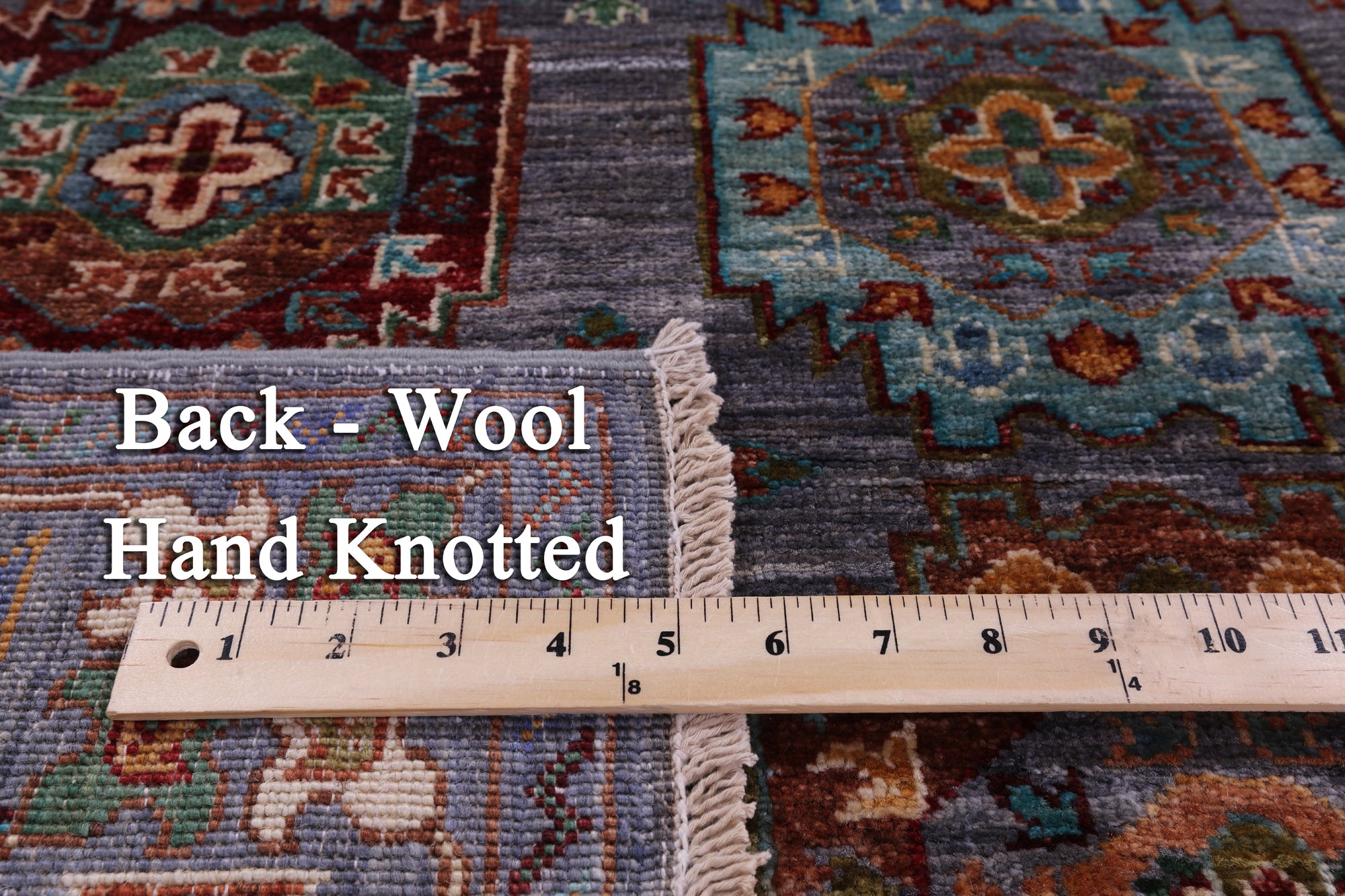 Turkmen Ersari Hand Knotted Wool Rug - 4' 0" X 6' 0" - Golden Nile