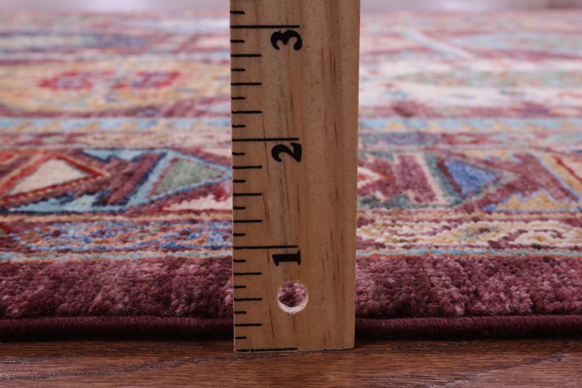 Turkmen Ersari Hand Knotted Wool Rug - 5' 1" X 6' 5" - Golden Nile