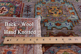 Turkmen Ersari Hand Knotted Wool Rug - 4' 0" X 5' 11" - Golden Nile