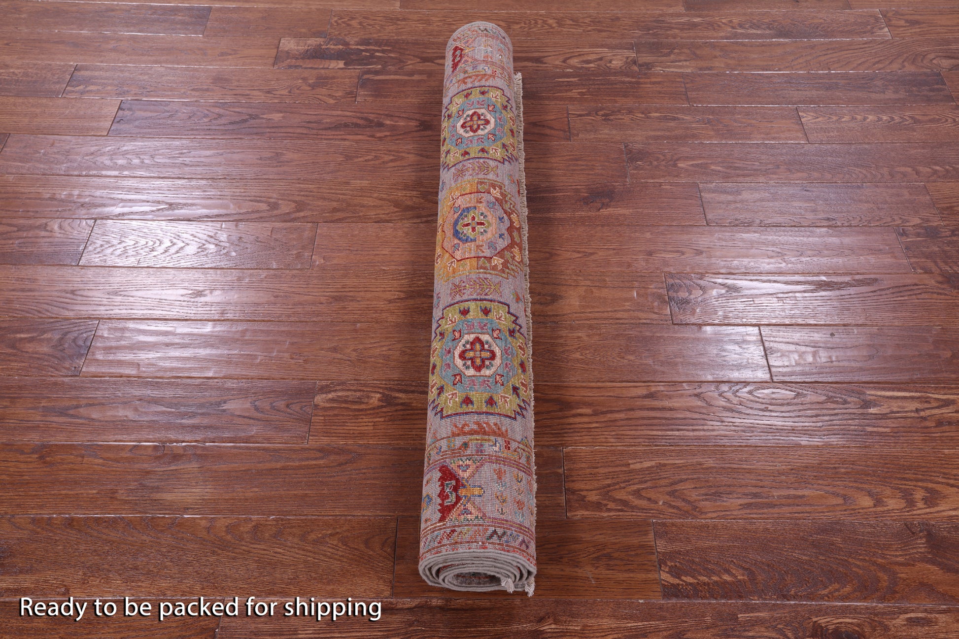 Turkmen Ersari Hand Knotted Wool Rug - 4' 0" X 5' 11" - Golden Nile