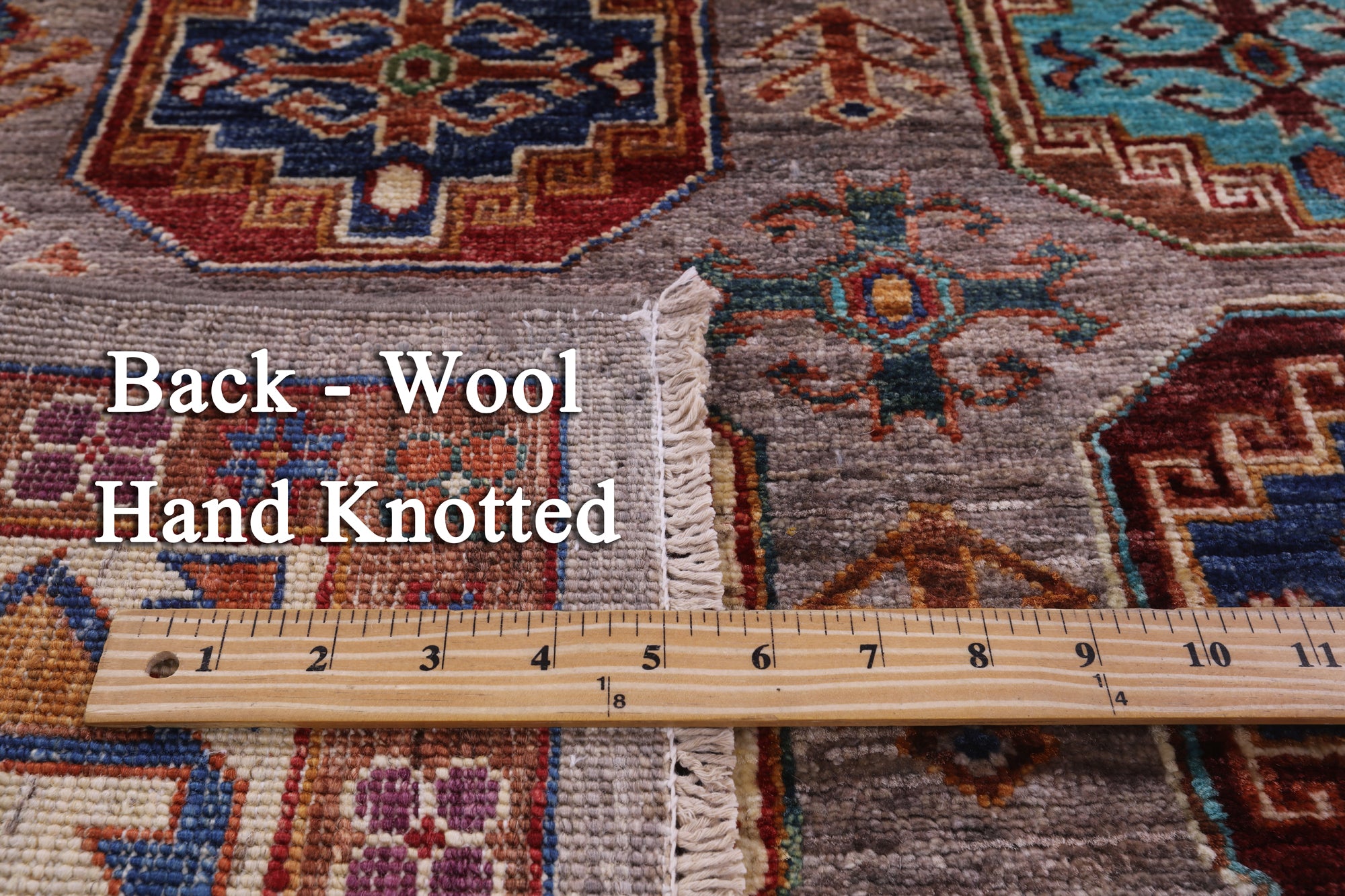 Turkmen Ersari Hand Knotted Wool Rug - 5' 8" X 8' 0" - Golden Nile