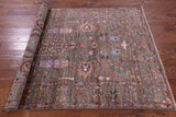 Peshawar Hand Knotted Wool Rug - 4' 10" X 6' 7" - Golden Nile