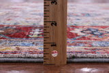 Grey Turkmen Ersari Hand Knotted Wool Rug - 5' 0" X 7' 0" - Golden Nile