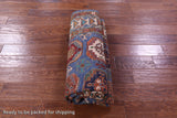 Blue Turkmen Ersari Hand Knotted Wool Rug - 5' 4" X 6' 8" - Golden Nile