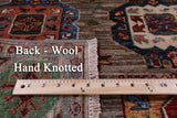 Turkmen Ersari Hand Knotted Wool Rug - 3' 7" X 4' 8" - Golden Nile
