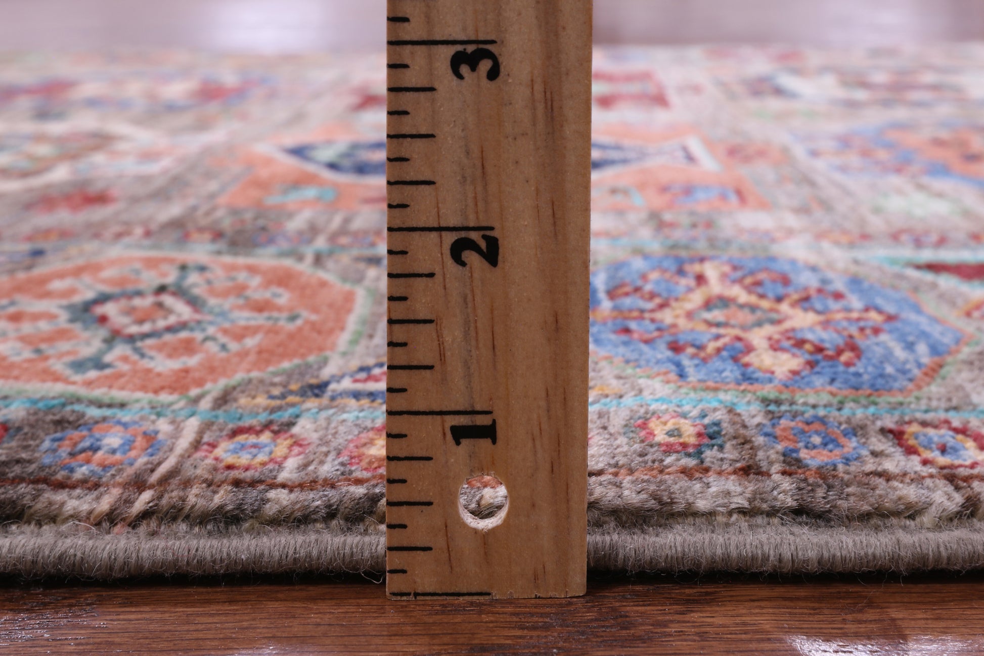 Turkmen Ersari Hand Knotted Wool Rug - 3' 7" X 4' 8" - Golden Nile