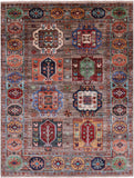 Turkmen Ersari Hand Knotted Wool Rug - 3' 7" X 4' 8" - Golden Nile