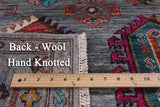 Turkmen Ersari Hand Knotted Wool Rug - 3' 5" X 5' 2" - Golden Nile