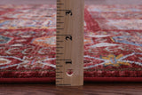 Red Turkmen Ersari Hand Knotted Wool Rug - 4' 11" X 6' 9" - Golden Nile
