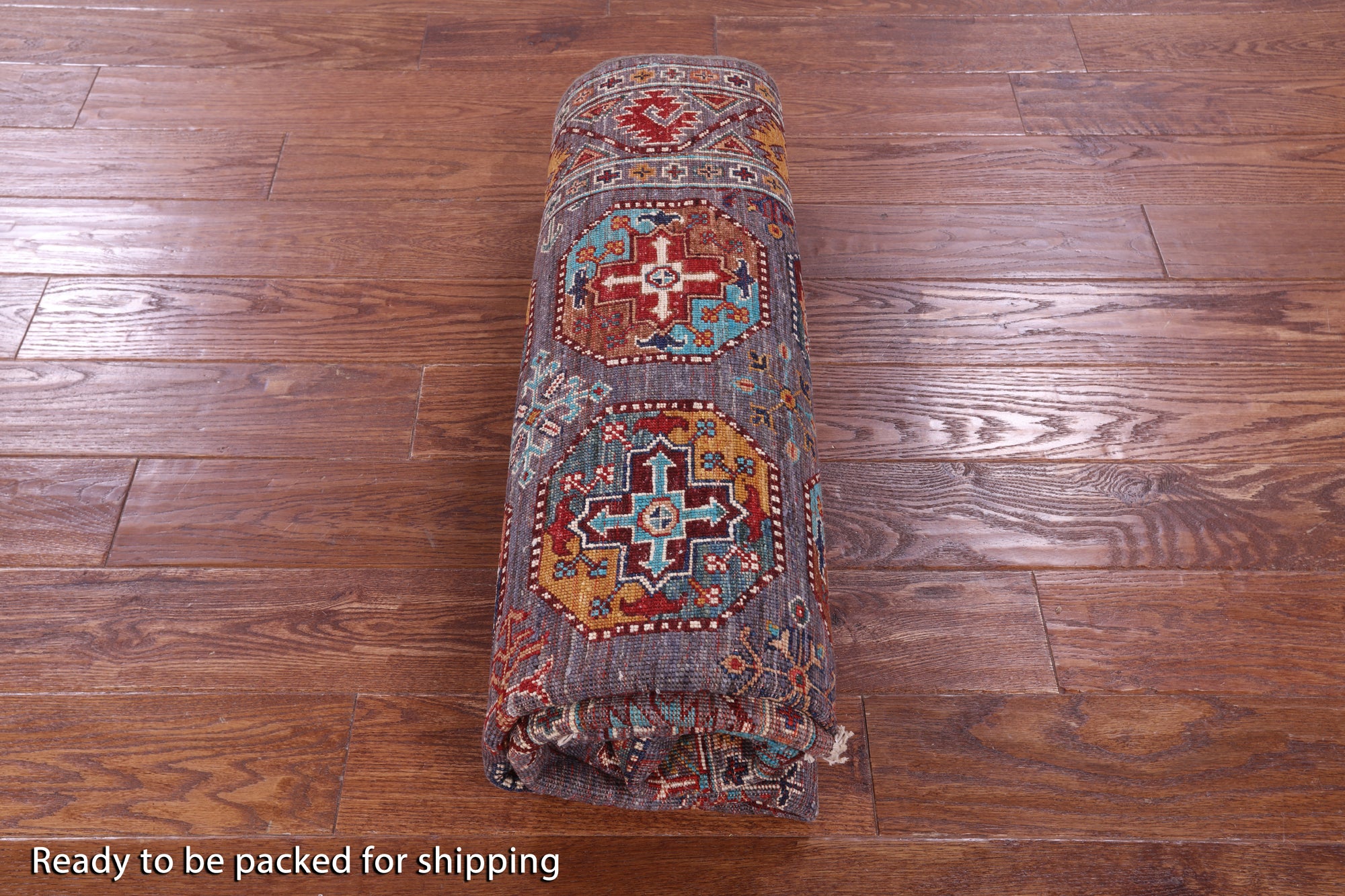 Turkmen Ersari Hand Knotted Wool Rug - 5' 0" X 7' 2" - Golden Nile