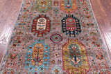 Turkmen Ersari Hand Knotted Wool Rug - 3' 3" X 5' 2" - Golden Nile