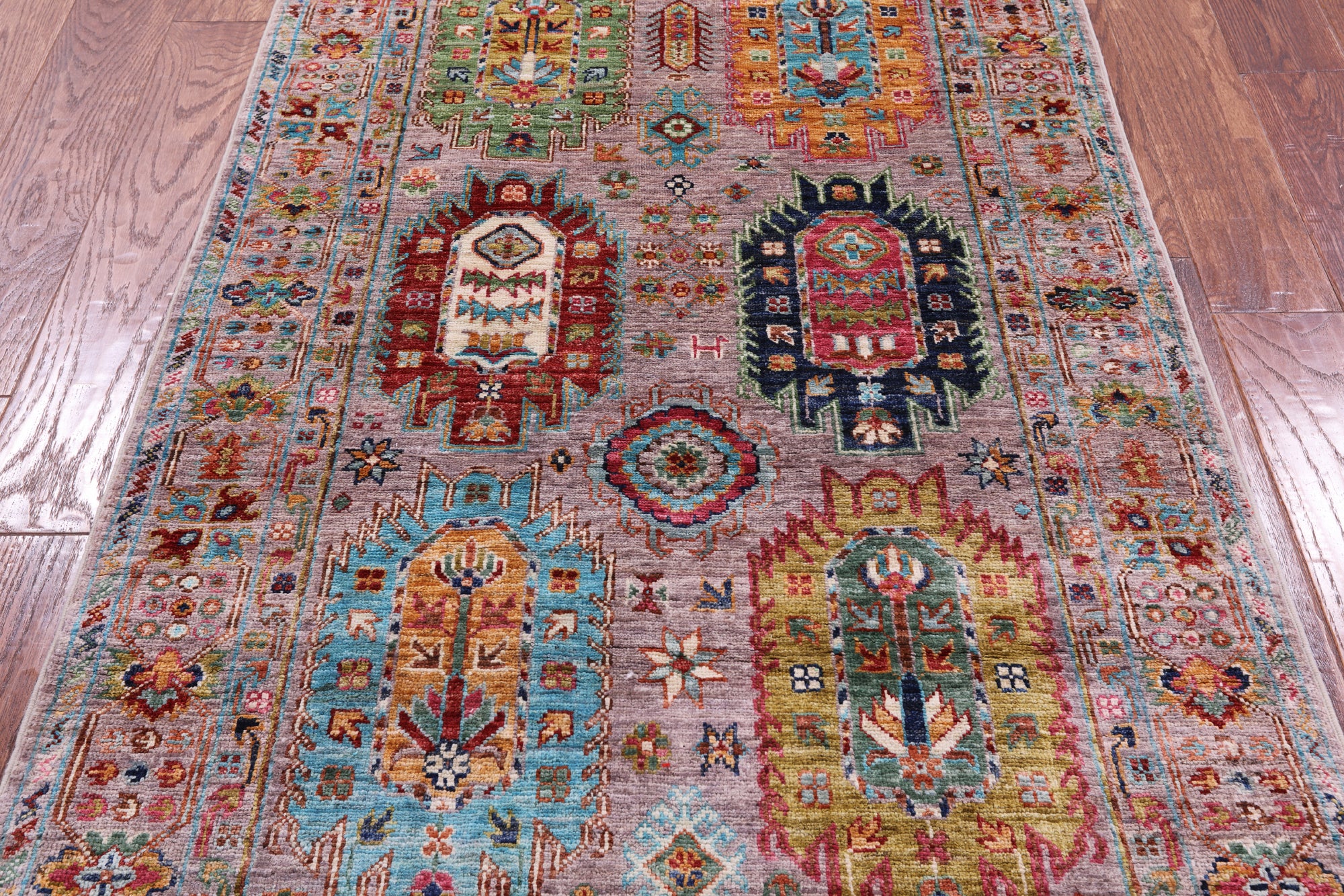 Turkmen Ersari Hand Knotted Wool Rug - 3' 3" X 5' 2" - Golden Nile