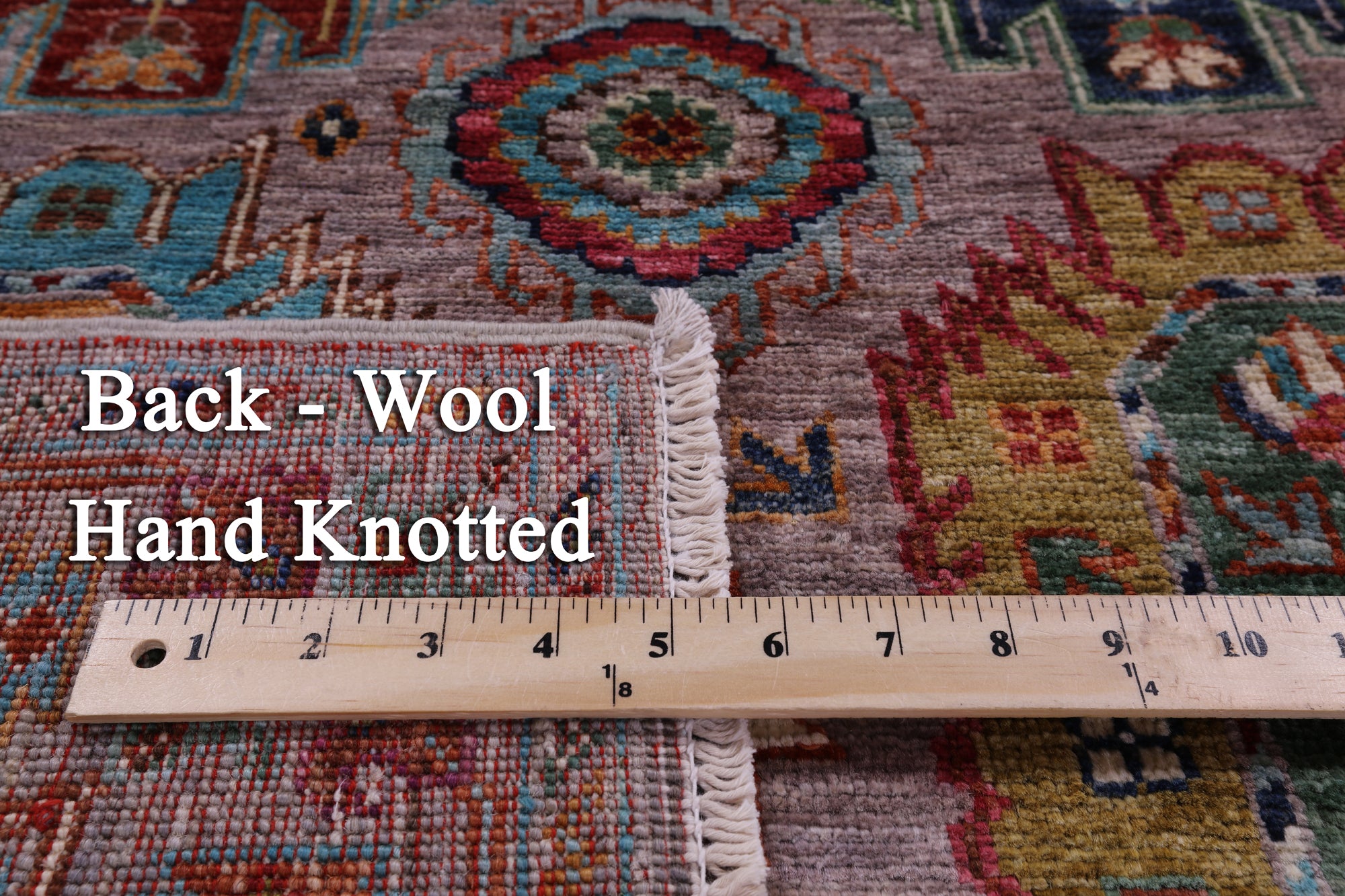 Turkmen Ersari Hand Knotted Wool Rug - 3' 3" X 5' 2" - Golden Nile