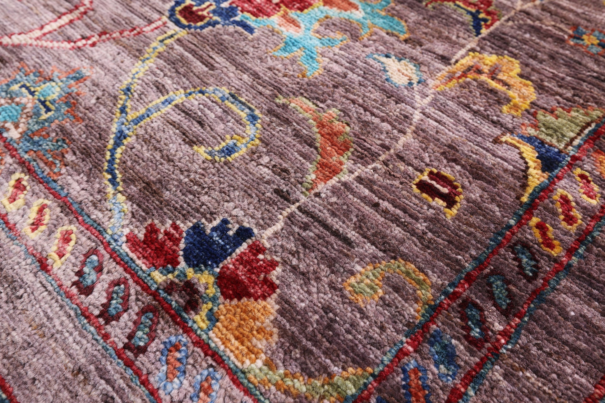 Peshawar Hand Knotted Wool Runner Rug - 2' 9" X 9' 11" - Golden Nile