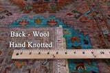 Turkmen Ersari Handmade Wool Runner Rug - 2' 8" X 9' 9" - Golden Nile