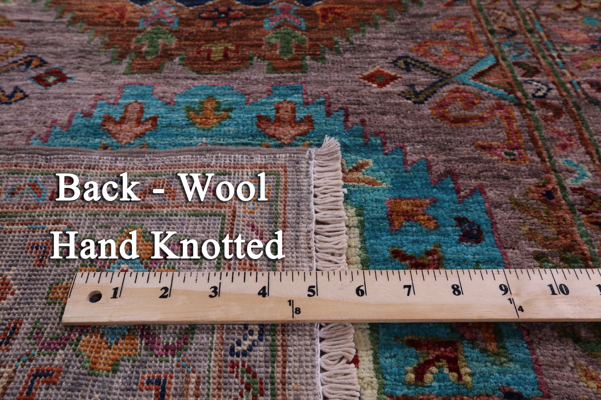 Turkmen Ersari Handmade Wool Runner Rug - 2' 8" X 9' 9" - Golden Nile