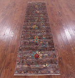Peshawar Handmade Wool Runner Rug - 2' 8" X 9' 11" - Golden Nile