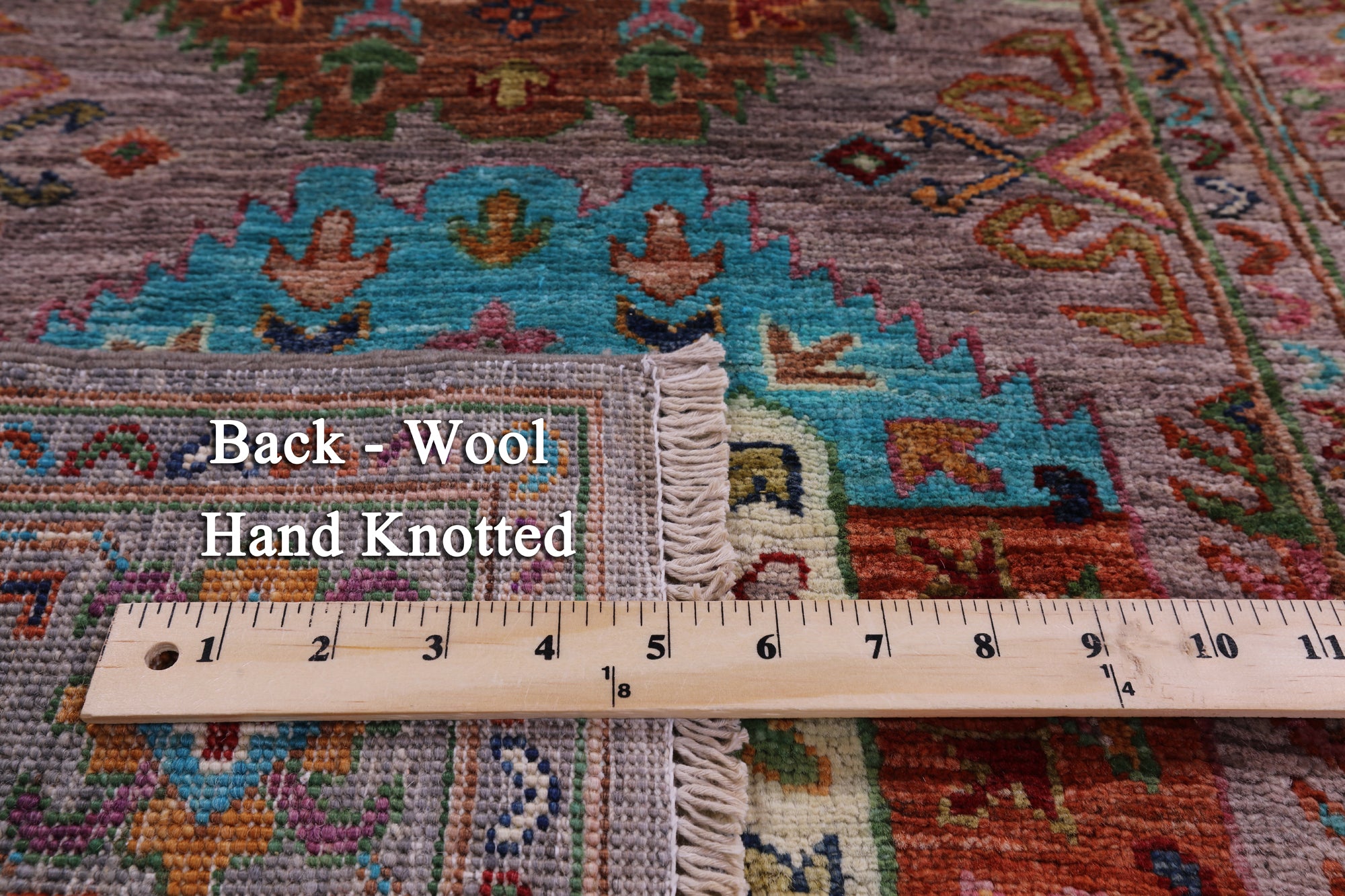 Turkmen Ersari Hand Knotted Wool Runner Rug - 2' 9" X 9' 9" - Golden Nile