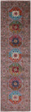 Turkmen Ersari Hand Knotted Wool Runner Rug - 2' 9" X 9' 9" - Golden Nile