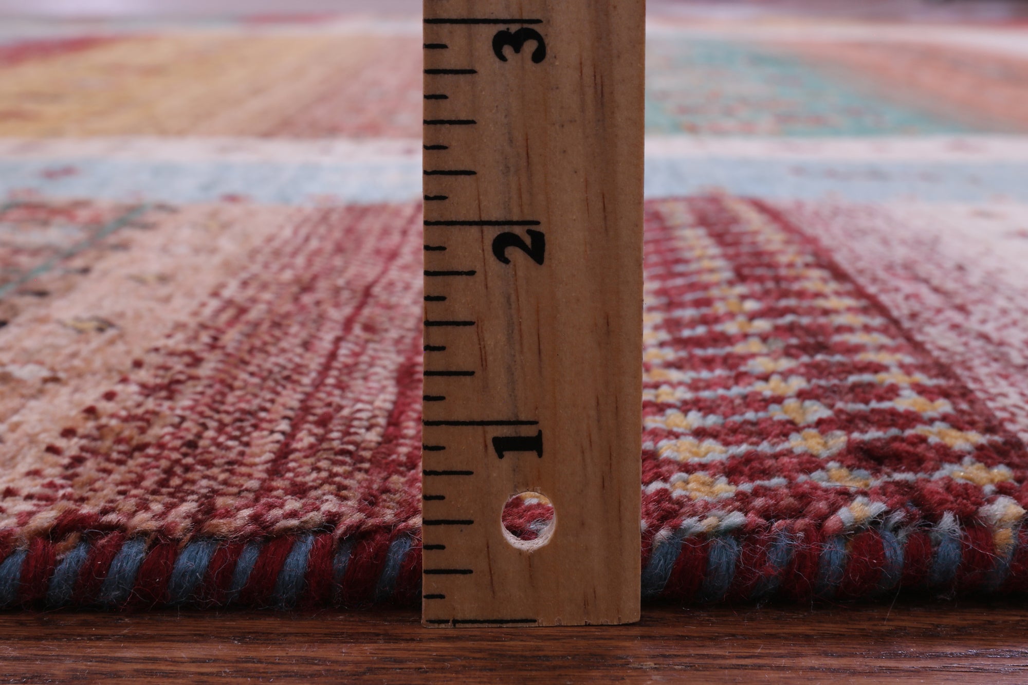 Persian Tribal Gabbeh Hand Knotted Wool Rug - 6' 10" X 9' 11" - Golden Nile