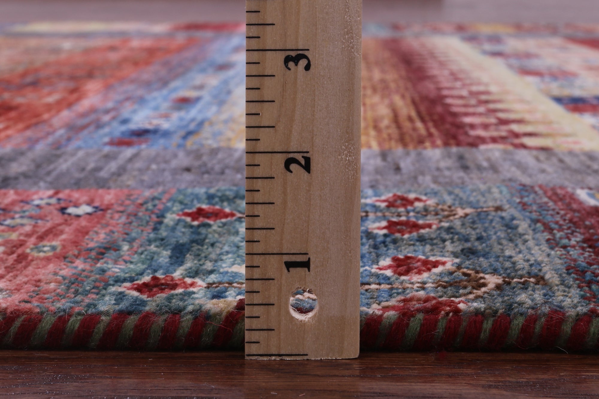 Tribal Persian Gabbeh Hand Knotted Wool Rug - 5' 8" X 7' 11" - Golden Nile