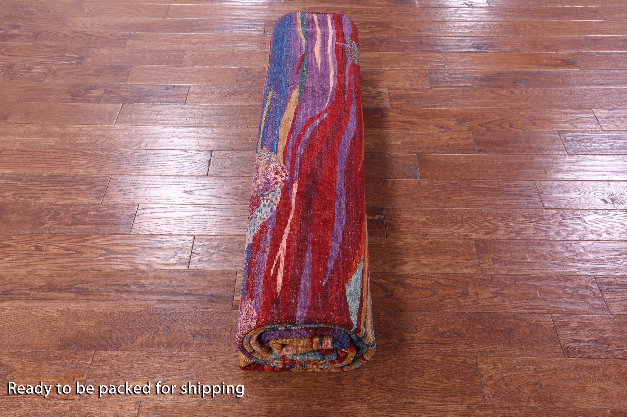 Tribal Persian Gabbeh Handmade Wool Rug - 8' 10" X 12' 0" - Golden Nile