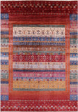 Persian Gabbeh Tribal Handmade Wool Rug - 7' 0" X 10' 3" - Golden Nile