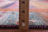 Persian Gabbeh Tribal Handmade Wool Rug - 7' 0" X 10' 3" - Golden Nile