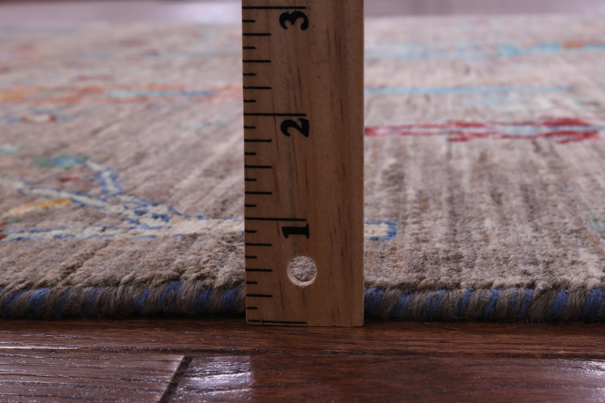 Persian Gabbeh Tribal Hand Knotted Wool Rug - 5' 8" X 7' 8" - Golden Nile