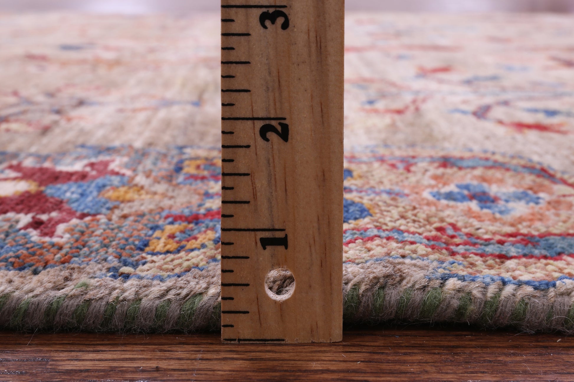 Tribal Persian Gabbeh Hand Knotted Wool Rug - 4' 2" X 6' 2" - Golden Nile