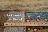 Persian Gabbeh Tribal Hand Knotted Wool Rug - 6' 4" X 9' 7" - Golden Nile