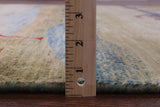 Persian Gabbeh Tribal Hand Knotted Wool Rug - 6' 4" X 9' 7" - Golden Nile