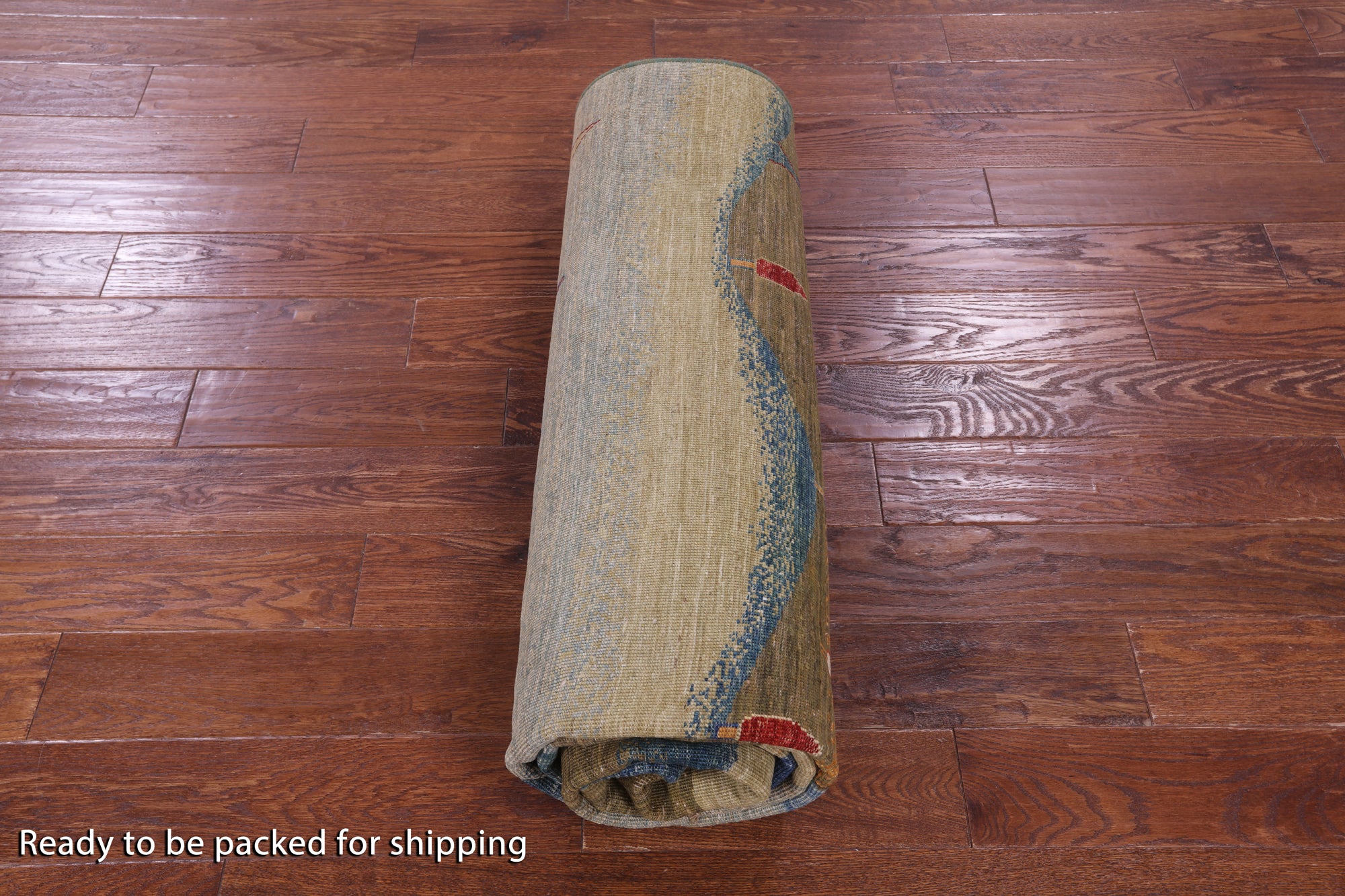 Persian Gabbeh Tribal Hand Knotted Wool Rug - 6' 4" X 9' 7" - Golden Nile