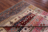 Persian Gabbeh Tribal Hand Knotted Wool Rug - 6' 7" X 10' 0" - Golden Nile