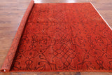 William Morris Handmade Wool Rug - 7' 10" X 9' 6" - Golden Nile