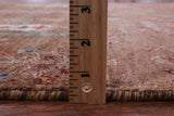 Brown Tribal Persian Gabbeh Hand Knotted Wool Rug - 5' 1" X 6' 6" - Golden Nile