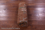 Brown Tribal Persian Gabbeh Hand Knotted Wool Rug - 5' 1" X 6' 6" - Golden Nile