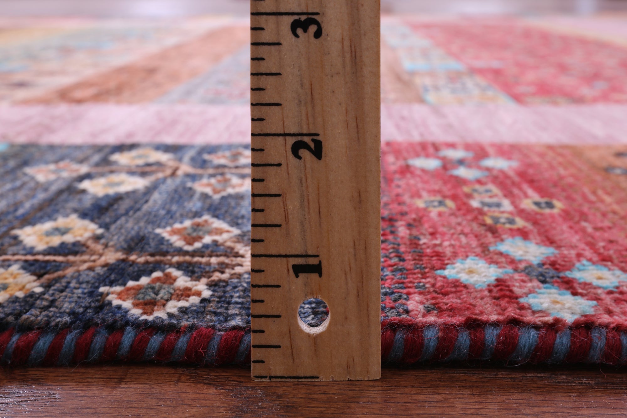 Persian Gabbeh Tribal Hand Knotted Wool Rug - 5' 7" X 8' 2" - Golden Nile