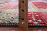 Persian Gabbeh Tribal Hand Knotted Wool Rug - 5' 7" X 8' 0" - Golden Nile