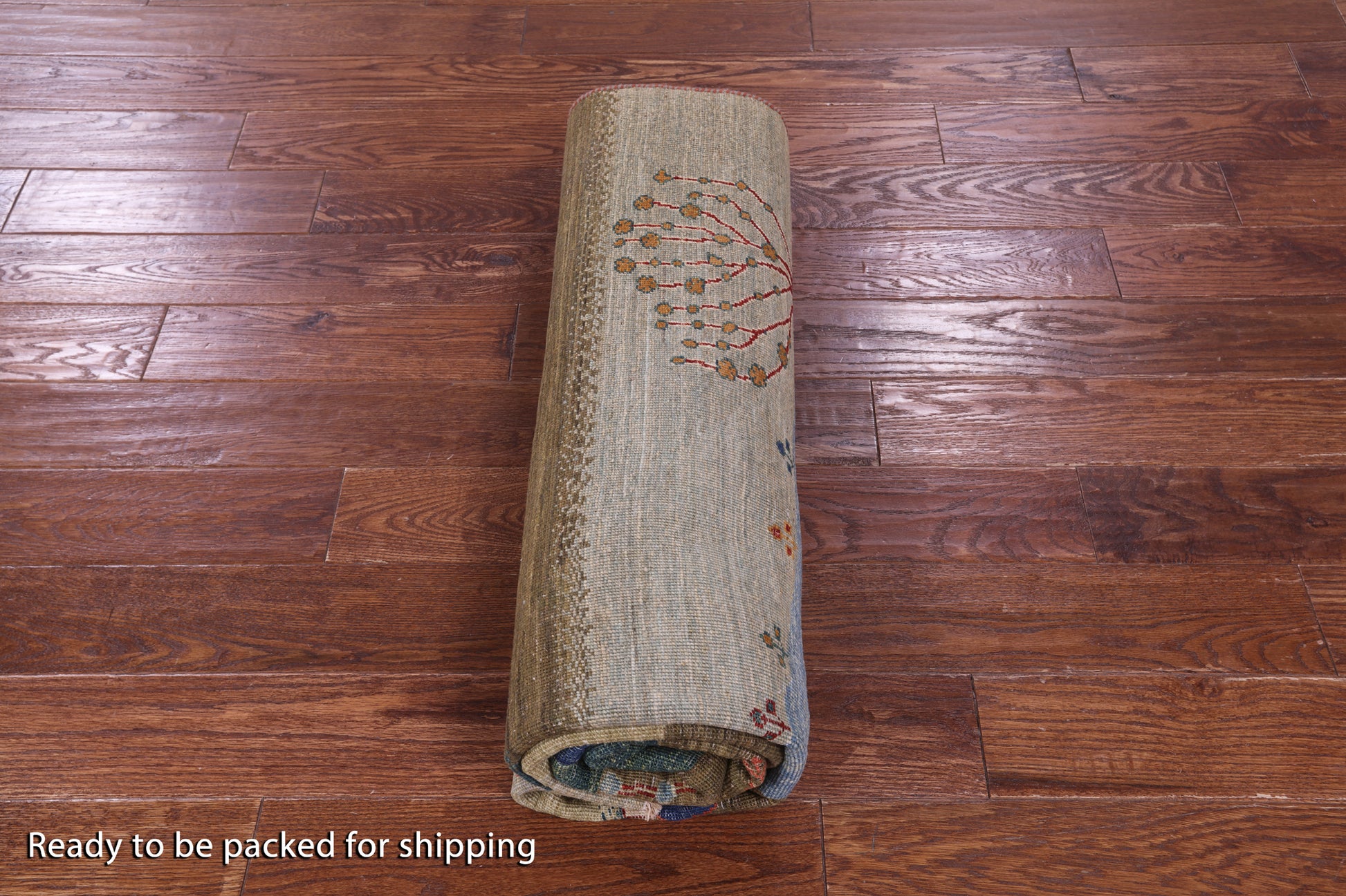 Persian Gabbeh Tribal Hand Knotted Wool Rug - 5' 8" X 7' 9" - Golden Nile