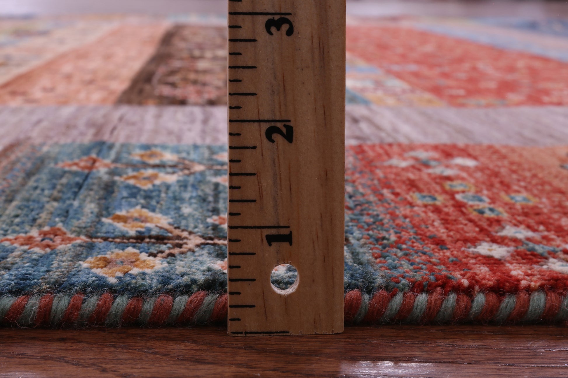 Persian Gabbeh Tribal Hand Knotted Wool Rug - 5' 9" X 7' 11" - Golden Nile