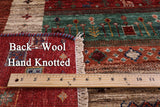 Persian Tribal Gabbeh Hand Knotted Wool Rug - 5' 2" X 6' 6" - Golden Nile