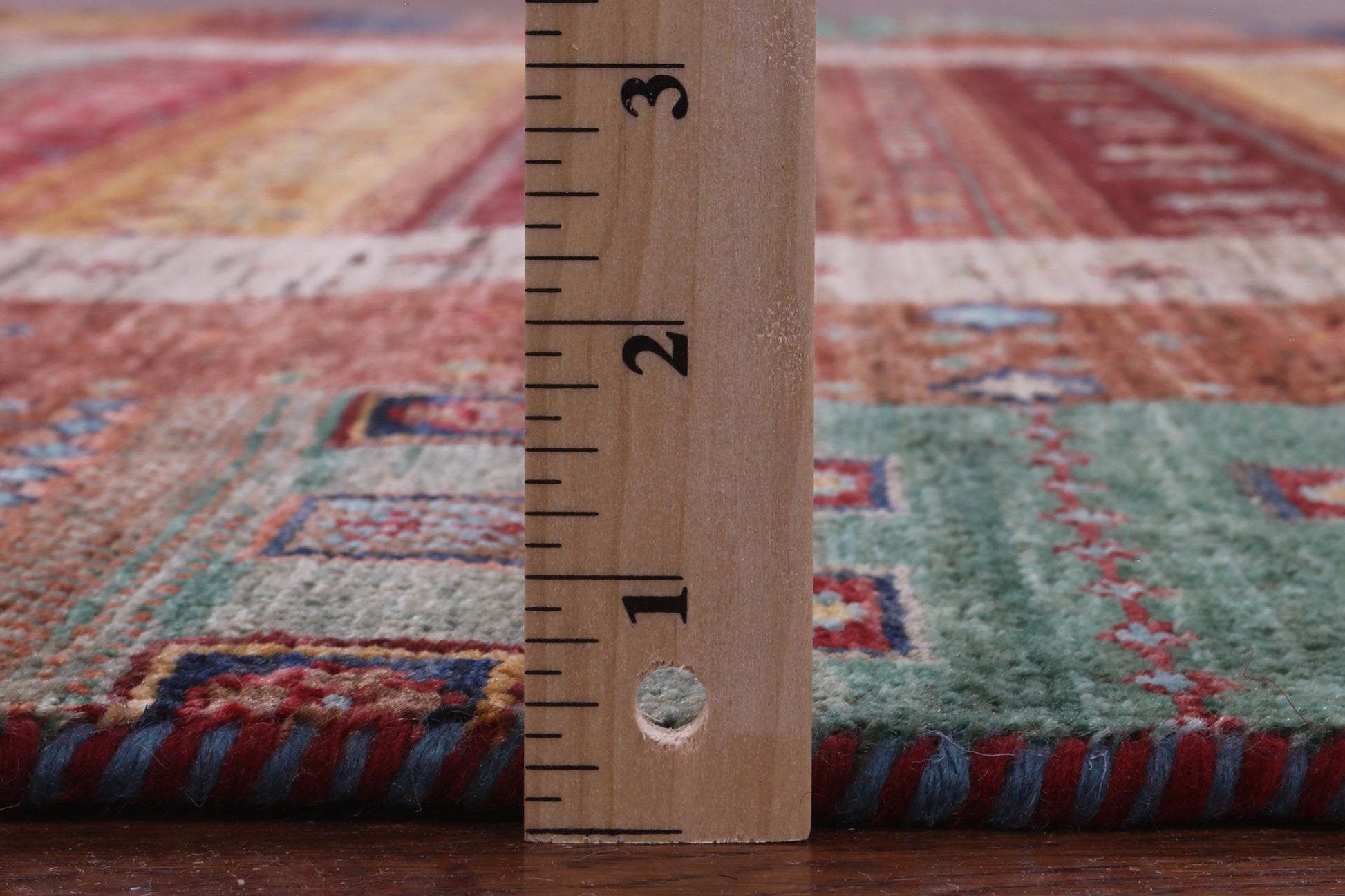 Persian Tribal Gabbeh Hand Knotted Wool Rug - 5' 2" X 6' 6" - Golden Nile