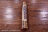 Tribal Persian Gabbeh Hand Knotted Wool Rug - 4' 1" X 6' 0" - Golden Nile