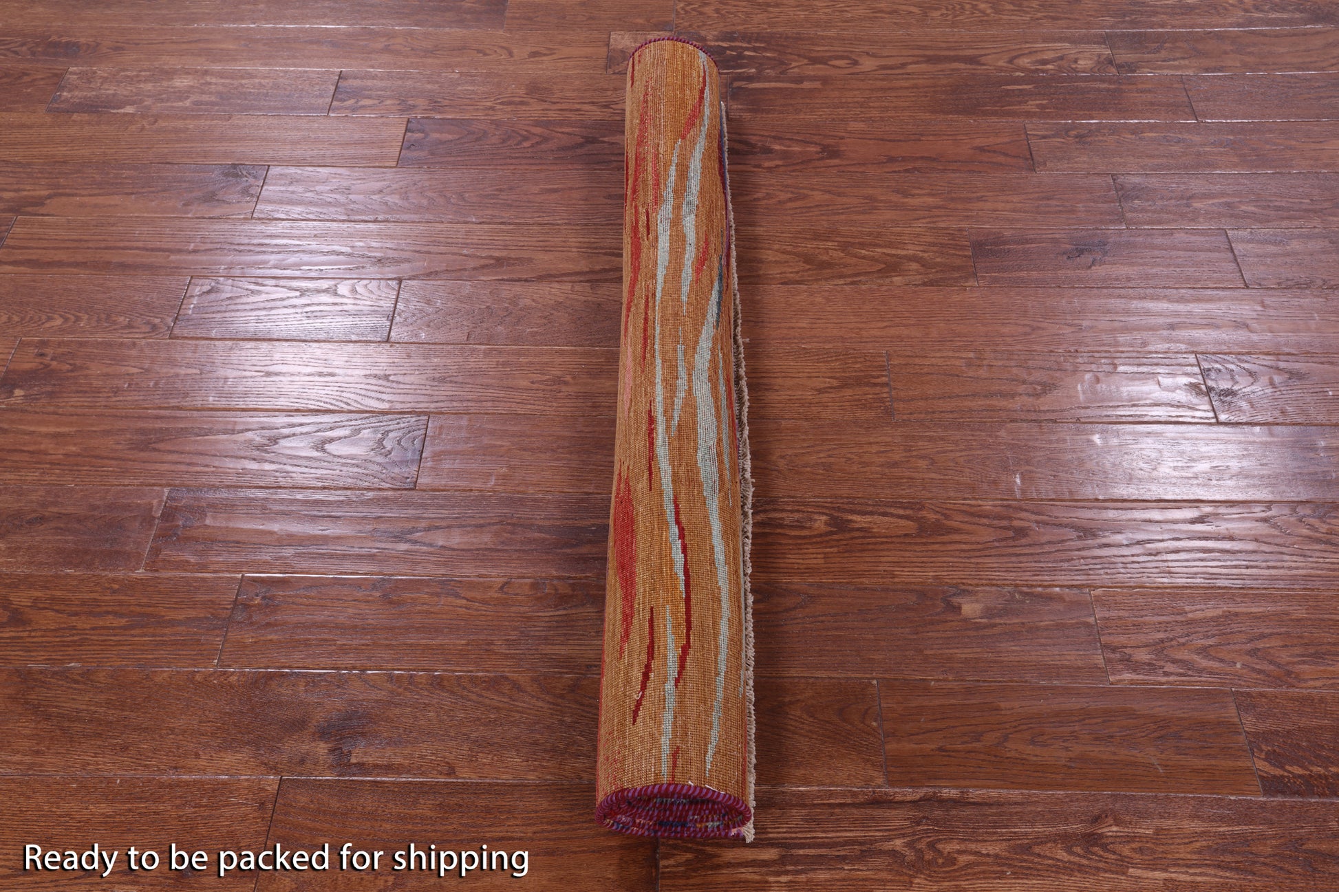Persian Gabbeh Tribal Hand Knotted Wool Rug - 4' 1" X 6' 0" - Golden Nile
