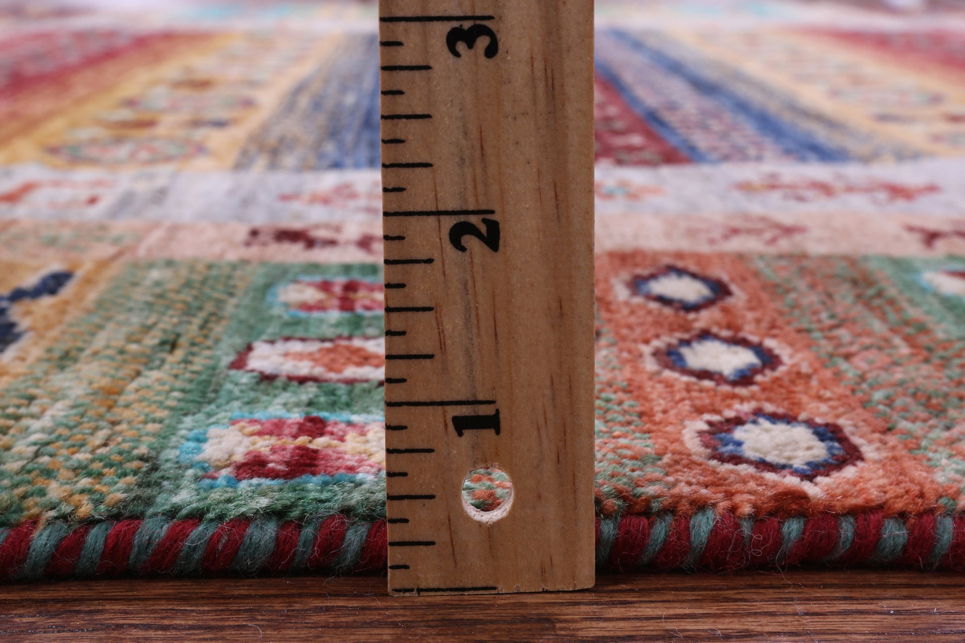 Tribal Persian Gabbeh Hand Knotted Wool Rug - 3' 11" X 6' 1" - Golden Nile