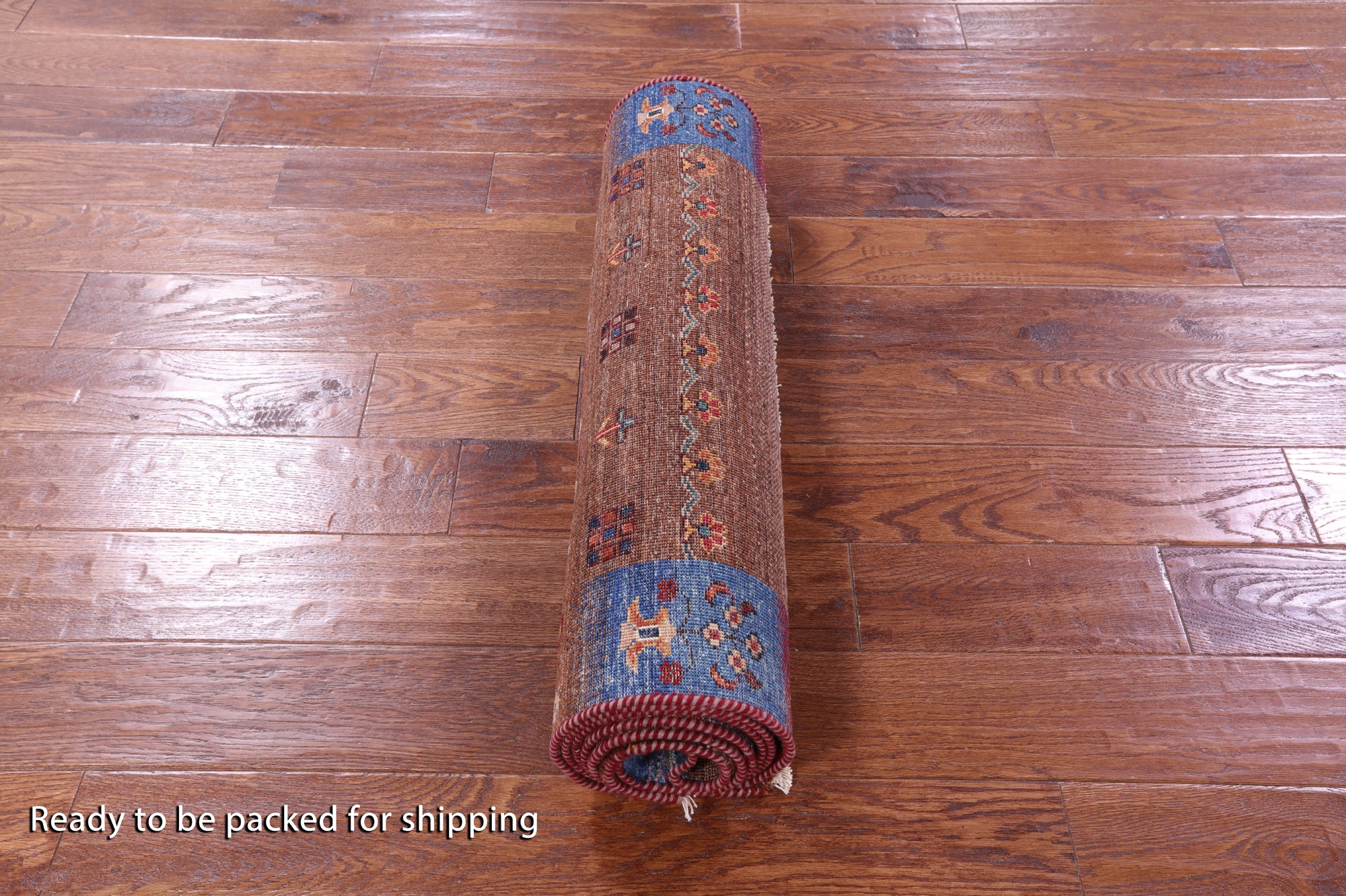 Tribal Persian Gabbeh Handmade Wool Runner Rug - 2' 9" X 9' 7" - Golden Nile
