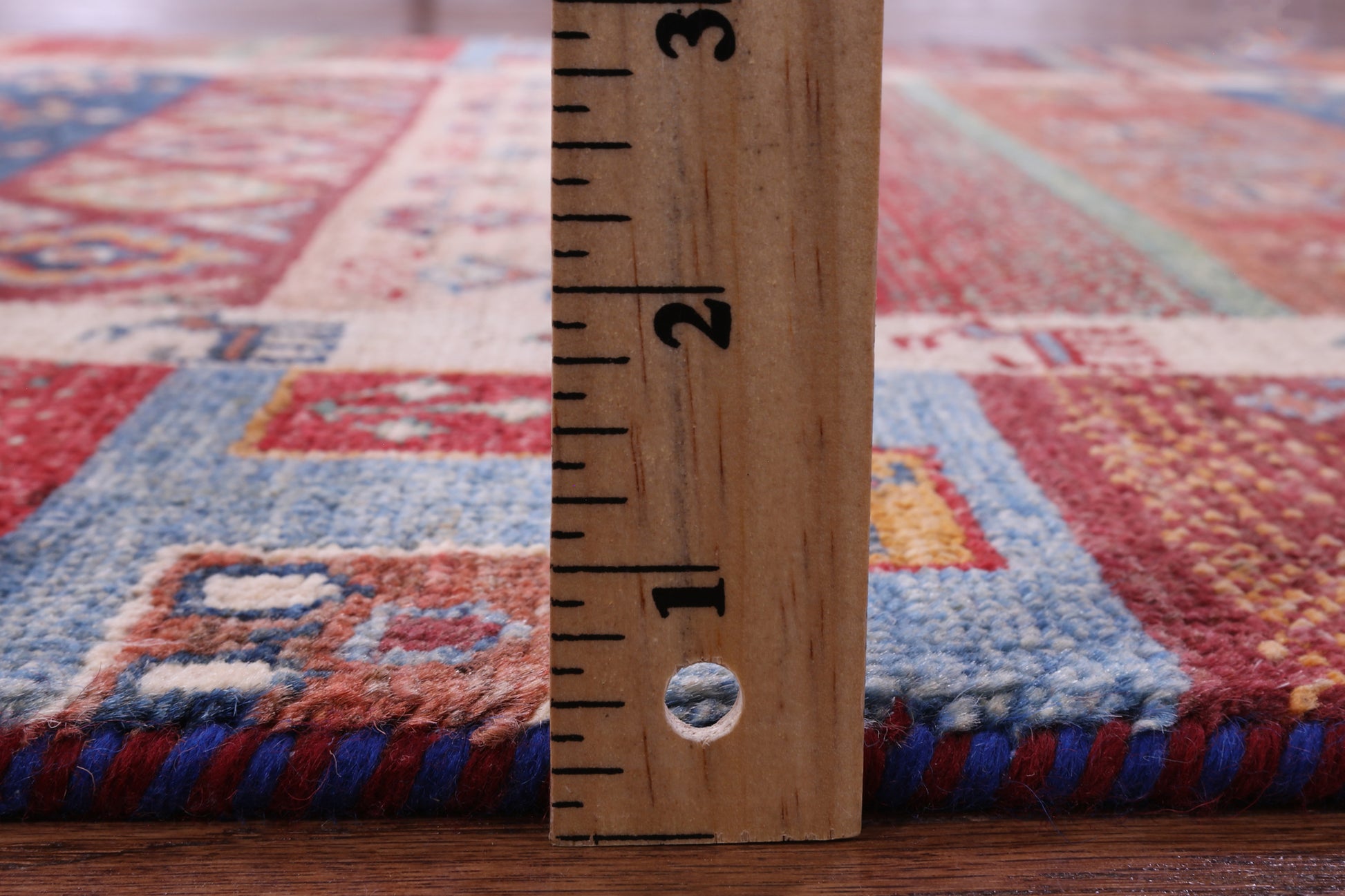 Tribal Persian Gabbeh Hand Knotted Wool Runner Rug - 2' 9" X 7' 11" - Golden Nile