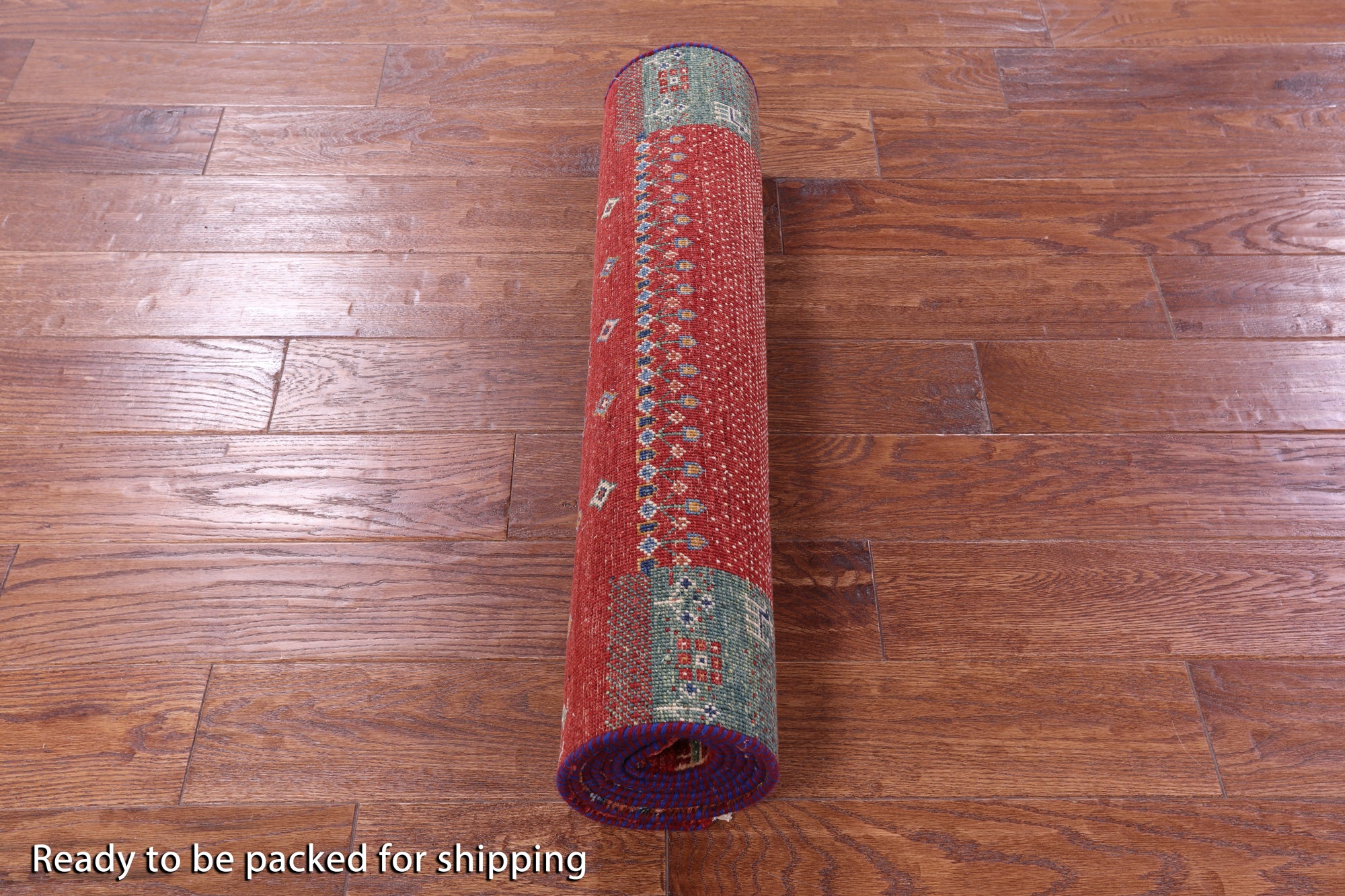 Tribal Persian Gabbeh Hand Knotted Wool Runner Rug - 2' 8" X 8' 0" - Golden Nile